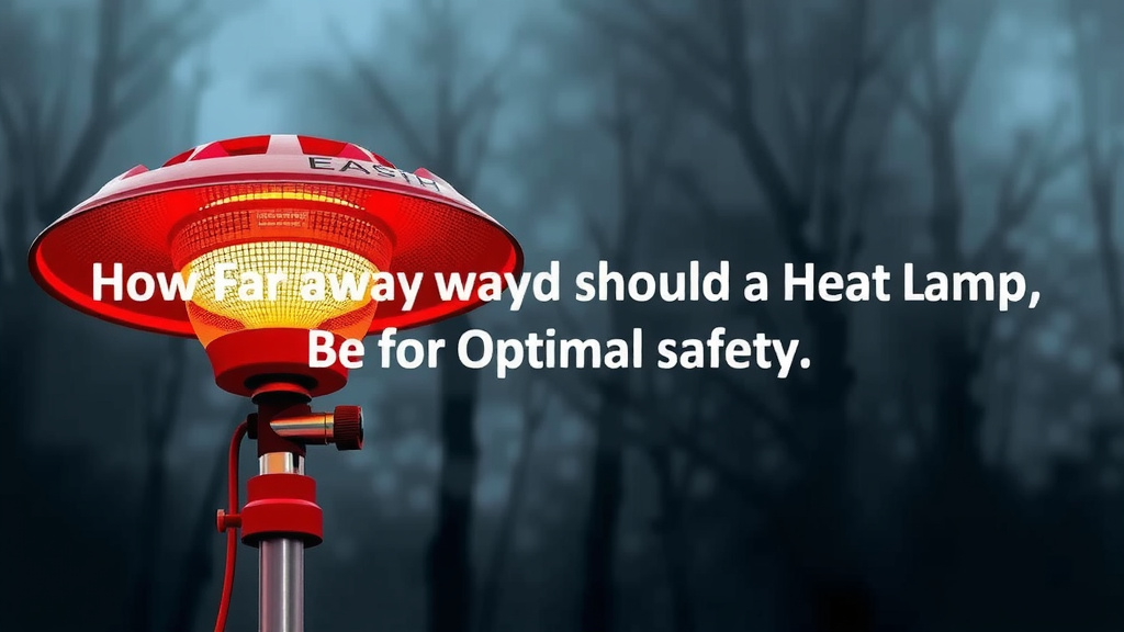 How Far Away Should a Heat Lamp Be for Optimal Safety