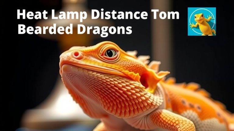 Heat Lamp Distance for Bearded Dragons: A Guide